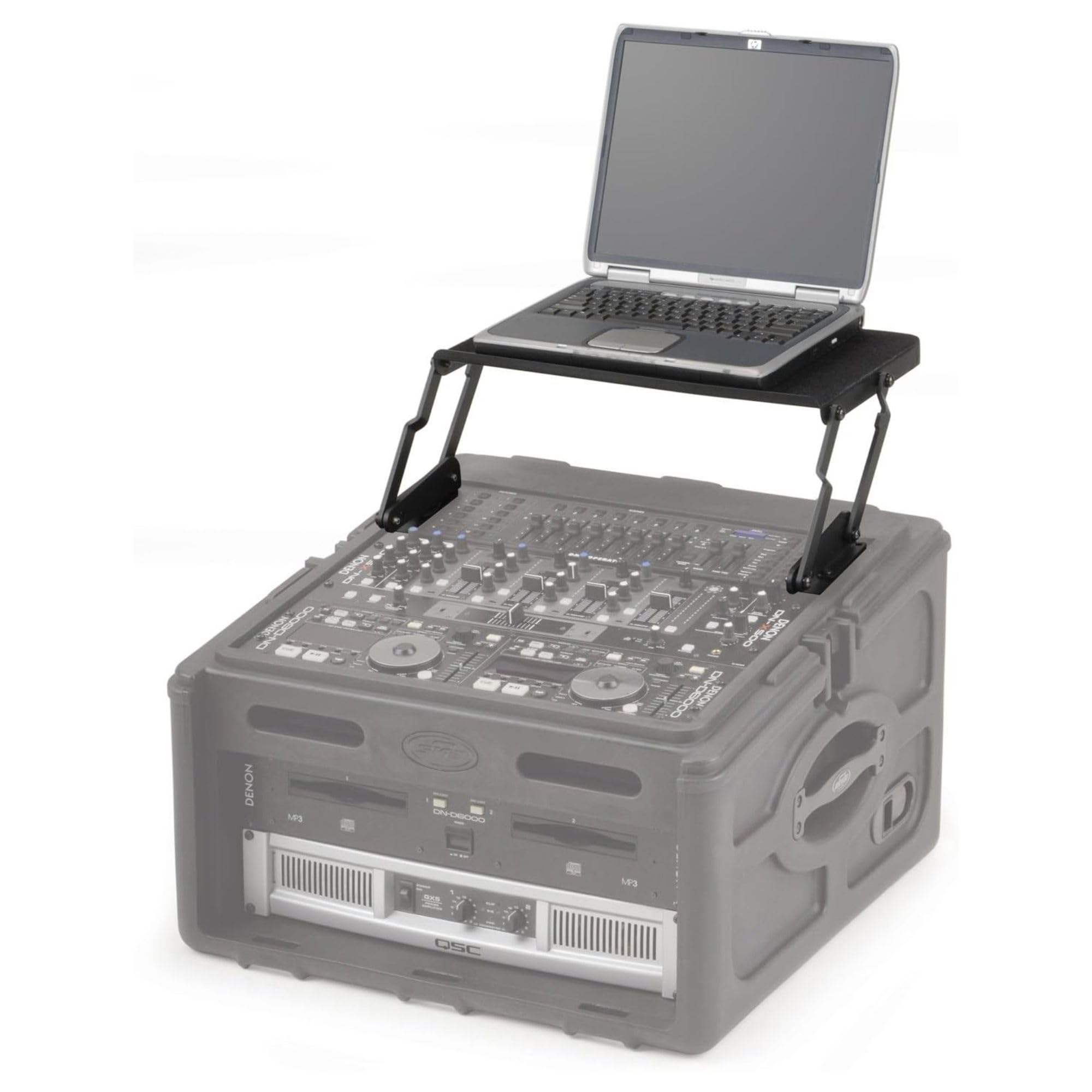 SKB 84DJ ステーション 8x4 DJ & アンプ ラック カバー付き Amazon.com: SKB Retractable Audio Video Shelf Mount for Studio